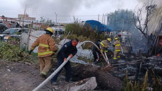 Cierre total en el Libramiento Club Rotario por fuerte incendio