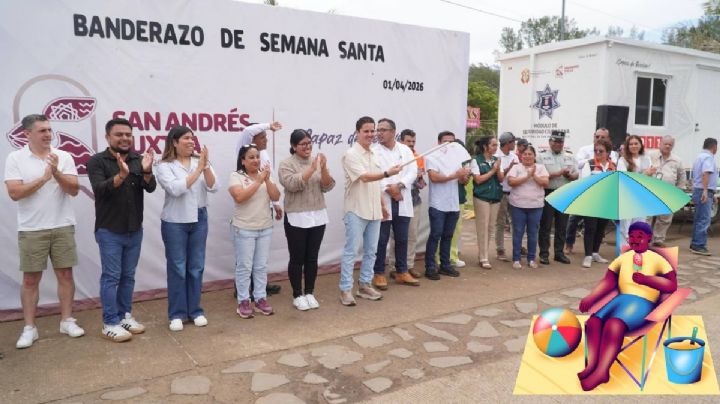 San Andrés Tuxtla arranca operativo vacacional y limpieza de playas en Montepío