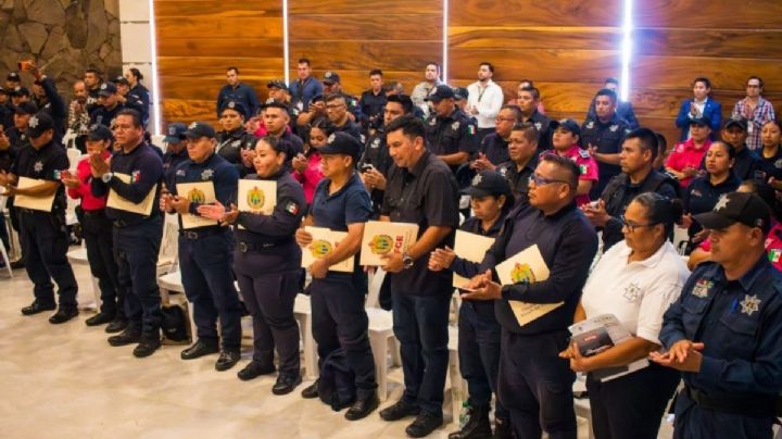 Policías Municipales de San Andrés Tuxtla concluyen capacitación de FGE Veracruz