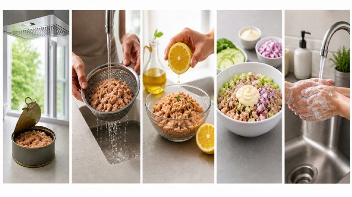 El truco infalible para que tu atún no apeste tu casa o lugar de trabajo