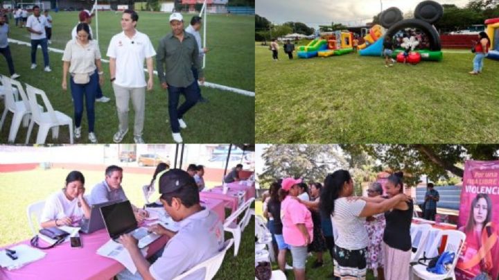 Realizó Ayuntamiento primera jornada de "Enchulamiento" en colonia de San Andrés Tuxtla
