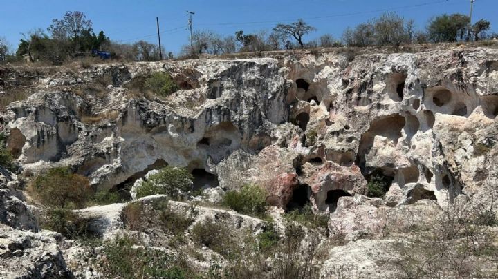 No es el planeta de los simios: son las minas de caolín en Comonfort, Guanajuato