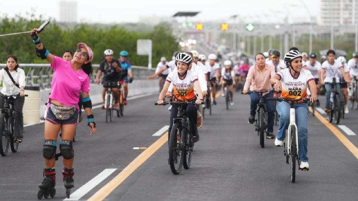 Sheinbaum inaugura Puente Nichupté, el más largo sobre laguna en América Latina