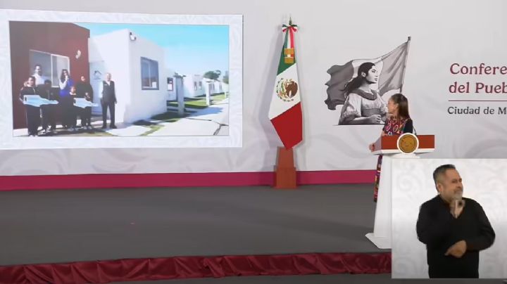 "Desde Guanajuato siempre vamos a hacer equipo contigo": Libia a Sheinbaum en miércoles de vivienda