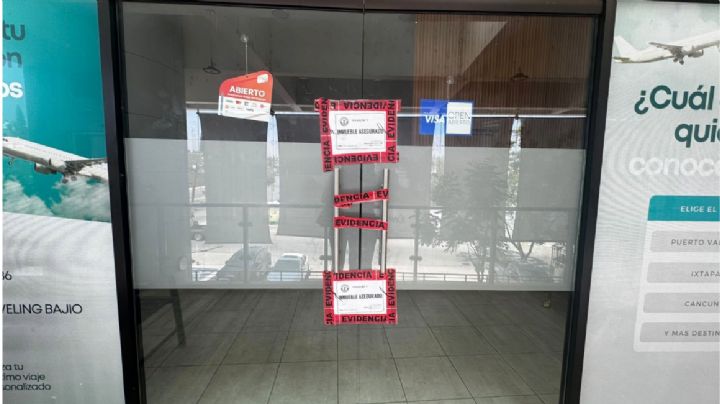 Amanecieron aseguradas las oficinas de agencia Go Traveling Bajío