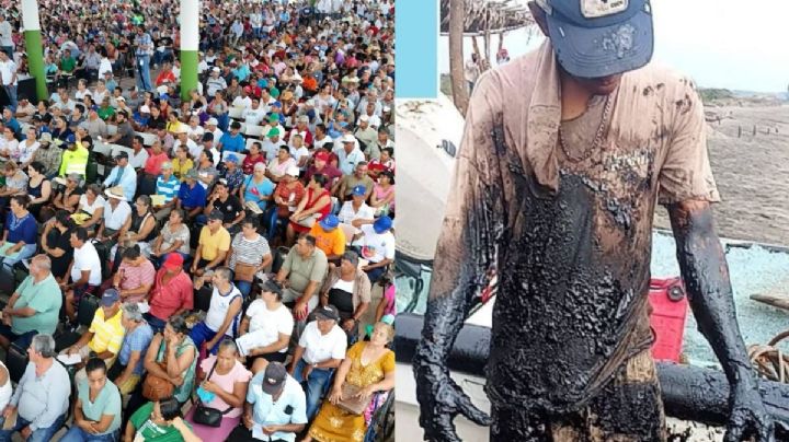 Inicia pago de 4 mil pesos a pescadores de Veracruz tras derrame; apoyo será para 97 municipios