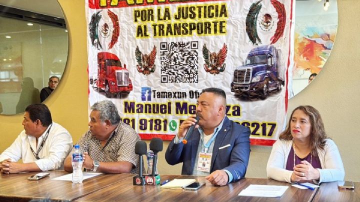 Por extorsiones, organización de transporte Tamexun amaga con bloqueos en Hidalgo