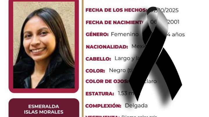 Esmeralda estuvo 231 días desaparecida en Hidalgo y hoy confirmaron su muerte