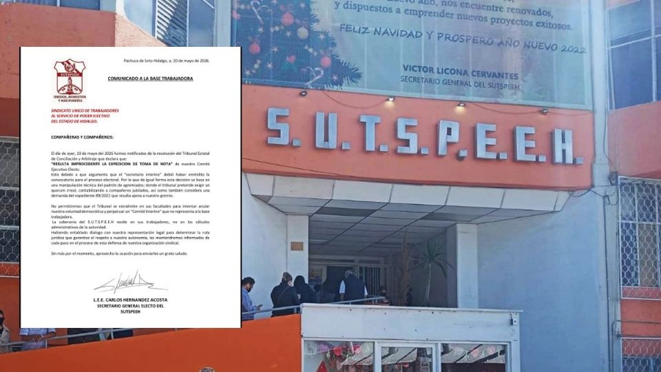 El sindicato de gobierno lleva más de tres años en una crisis interna