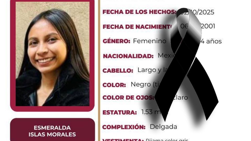 Esmeralda Islas Morales tenía 24 años de edad
