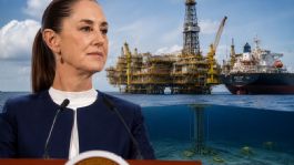 Foto que representa a Sheinbaum confirma acuerdo con Petrobras para explotar aguas profundas