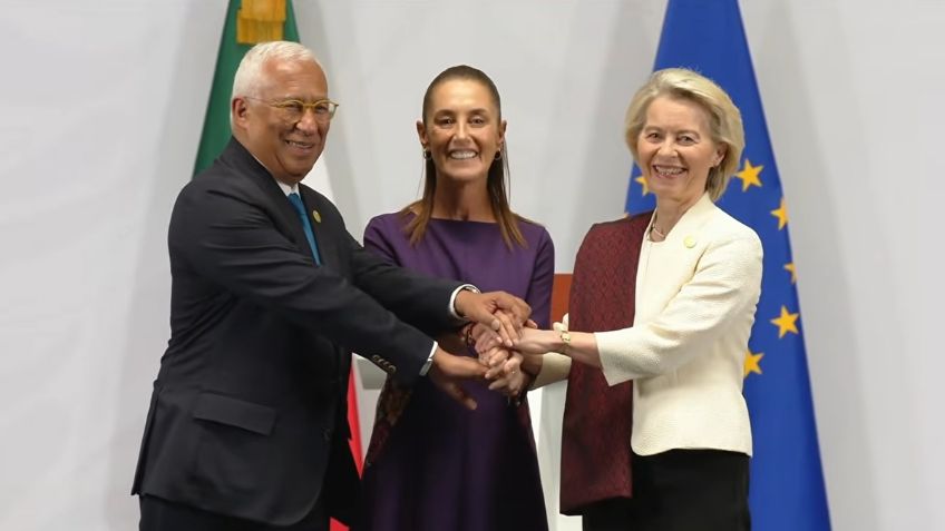 La UE invertirá en México 100 mil mdp: Ursula von der Leyen, presidenta de la Comisión Europea