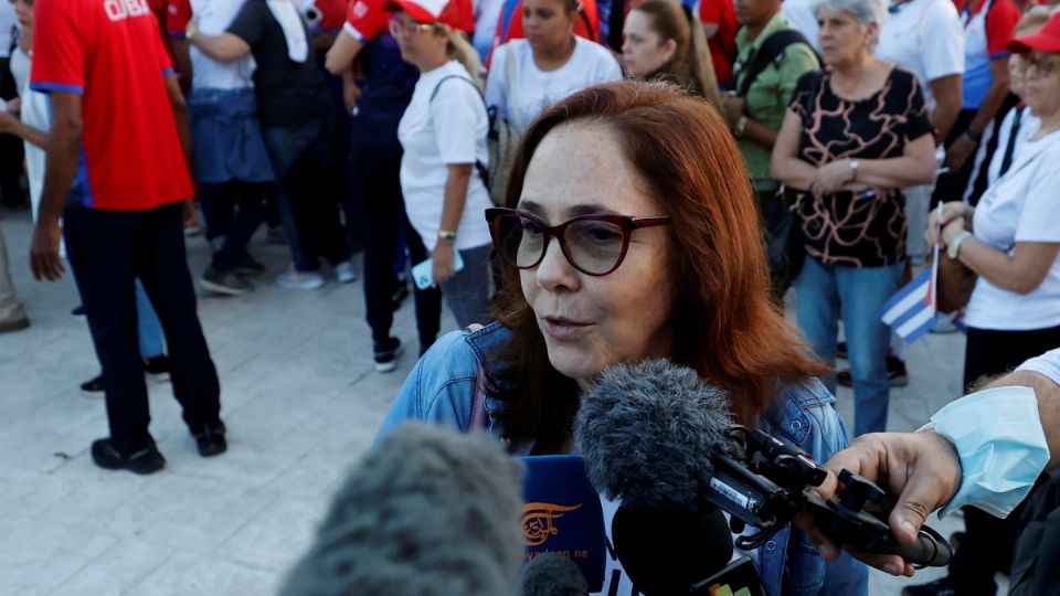 Mariela Castro, en protesta en La Habana
