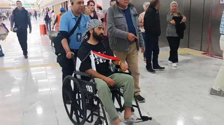 Regresa a México Al Muatasem, el hidalguense retenido por Israel; acusa tortura
