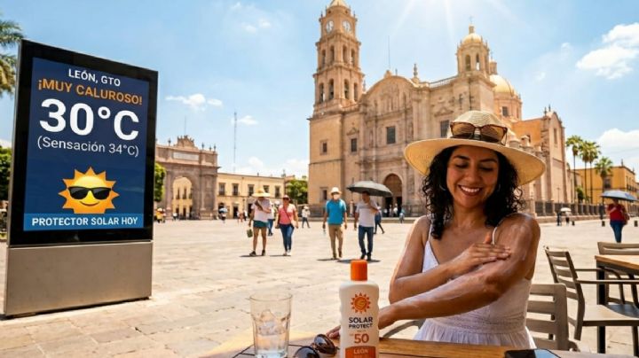 ¡Prepara el protector solar! Domingo de calor en León con la tarde a 30°C
