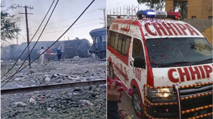 Explosión en tren deja 29 muertos en Pakistán; ven "acto de terrorismo"