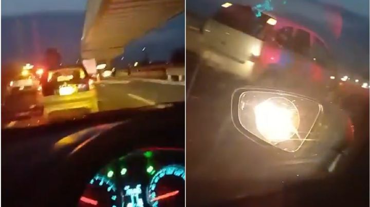 Choque múltiple en la México-Toluca provoca fila kilométrica, a la altura de Lerma