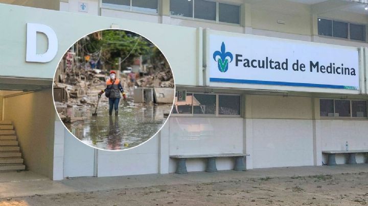Tras 7 meses de la inundación en Poza Rica, estudiantes de Medicina UV regresan a la facultad
