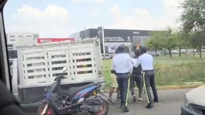 Tránsitos de Celaya agreden a padre e hijo porque "intentaron atropellarlos"