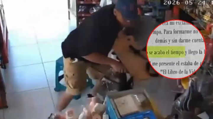 "El tiempo se acabó", apuñala a joven en papelería y deja mensaje en Puerto Vallarta | VIDEO