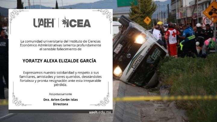 Yoratzy Alexa, la alumna de la UAEH que falleció tras la fatal volcadura de combi en Pachuca