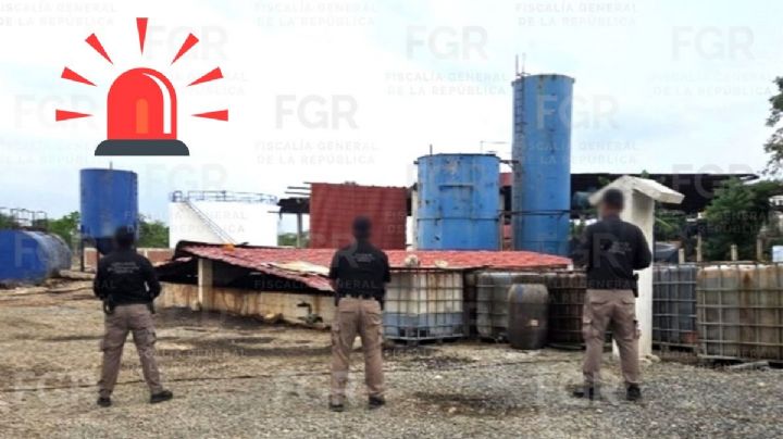 FGR asegura en Tihuatlán más de 256 mil litros de hidrocarburo; hay 12 detenidos