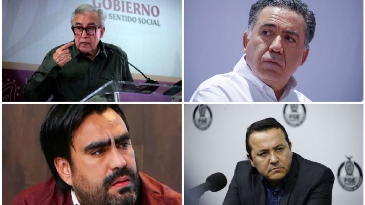 Comparecen Rocha Moya, Inzunza, Gámez Mendívil y ex vicefiscal en FGR por señalamientos de EU