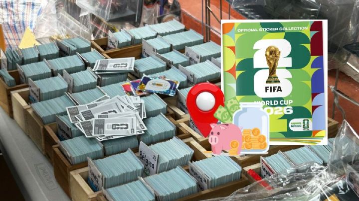 En este estanquillo de Xalapa venden estampas sueltas del álbum del Mundial 2026