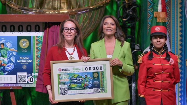 Semarnat y Lotería Nacional presentan billete que difunde el Día Mundial del Medio Ambiente