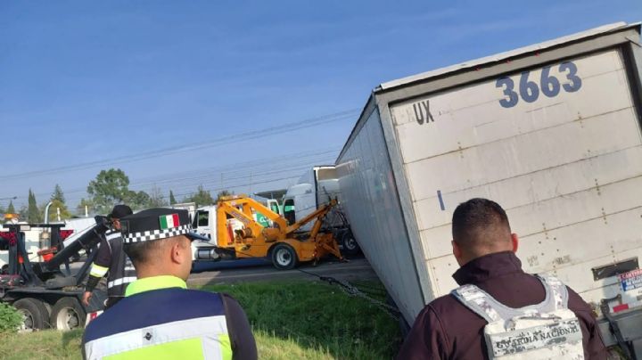 ¡Toma precauciones! Accidente colapsa la México-Pachuca a la altura de Zapotlán