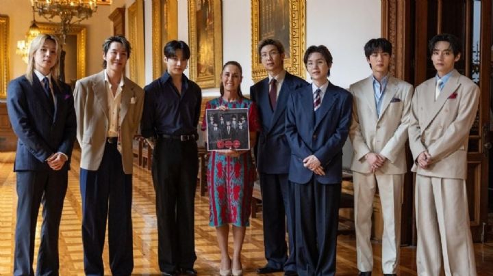 BTS comparte VIDEO inédito de su visita a Palacio Nacional con Claudia Sheinbaum: ¿dónde verlo?