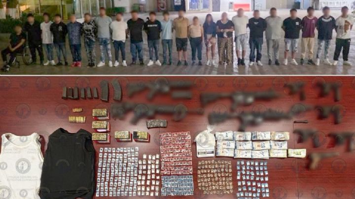 Detienen a 22 presuntos integrantes del CJNG en Lomas de Comanjilla