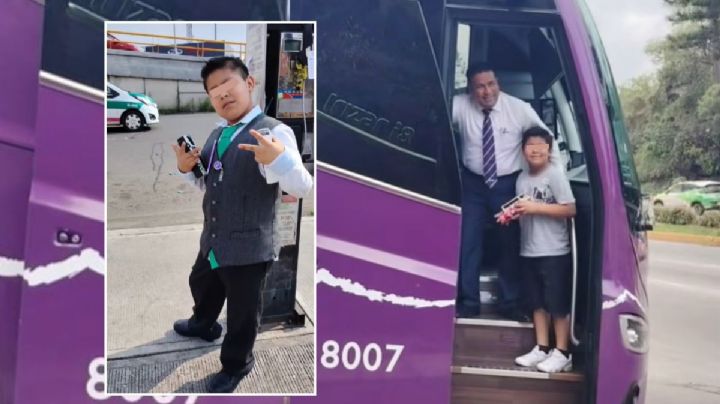 El "chofercito de Xalapa": José Julián, el mayor fan de ADO, sueña con convertirse en conductor