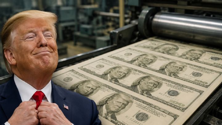 Gobierno de EU ya diseñó billete de 250 dólares con imagen de Trump