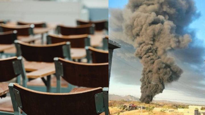 Suspenden clases presenciales en Puerto Vallarta por incendio en depósito de basura