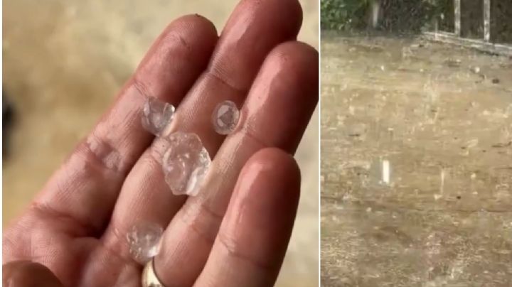 VIDEO: Granizo sorprende en estos municipios de Veracruz hoy 28 de mayo