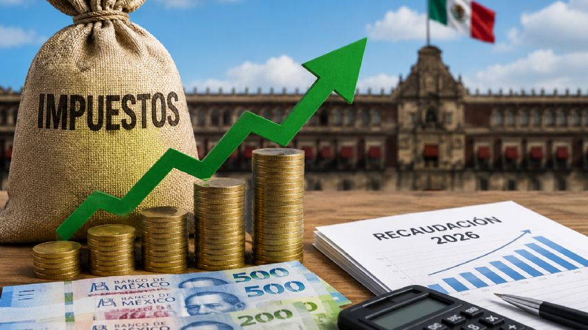 SAT recauda más de 2.3 billones de pesos entre enero y abril de 2026; hay 19 mil 153 mdp más que el año pasado