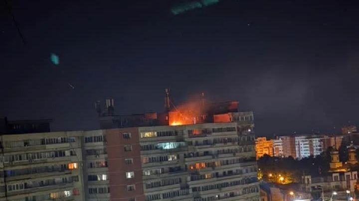 Ataque con dron ruso impacta edificio en Rumania cerca de la frontera con Ucrania
