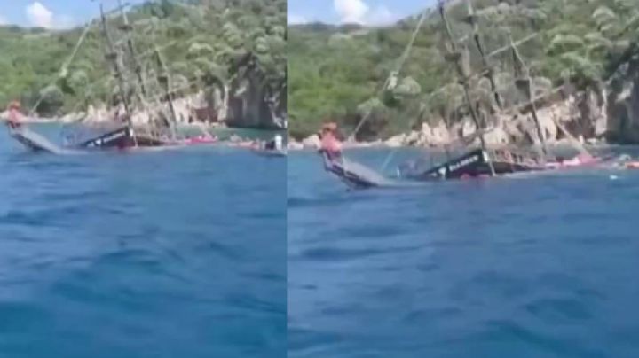 Barco con más de 100 turistas a bordo se hunde en las costas de Turquía