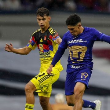Foto descriptiva de: Así fue el empate entre América y Pumas en la ida de los cuartos de final de la Liga MX