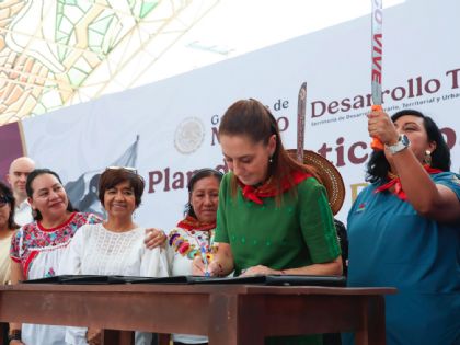 Sheinbaum presenta Plan de Justicia para Atenco; "nunca más" represión, asegura