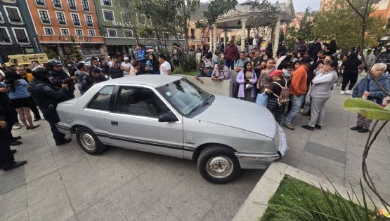 Una maceta salva a pachuqueños de ser atropellados en el Reloj; esto se sabe | FOTOS