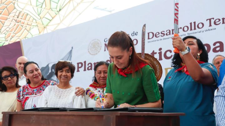Sheinbaum presenta Plan de Justicia para Atenco; "nunca más" represión, asegura