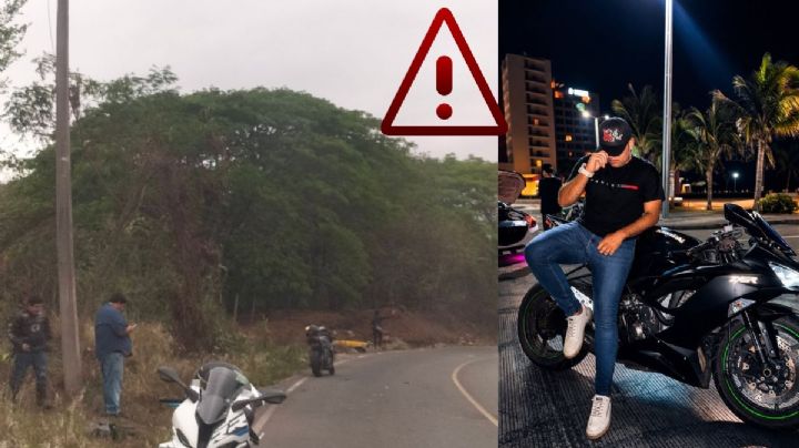 Influencer Dani Biker se accidente en carretera de Paso del Macho
