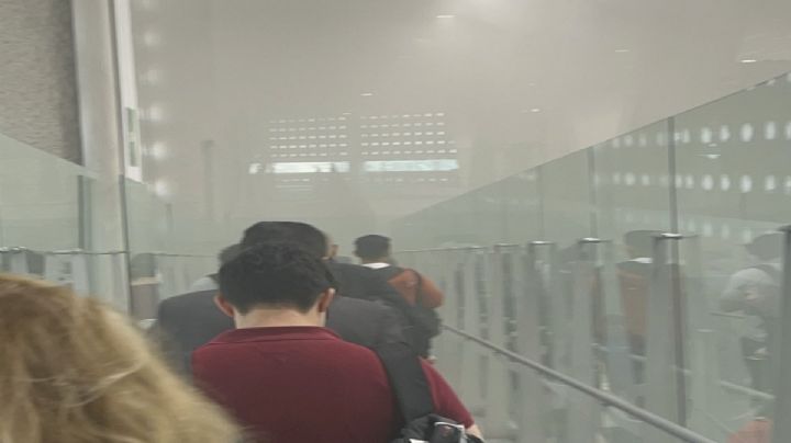 Incidente por humo en el AICM fue reportado en salas de abordaje de Terminal 2