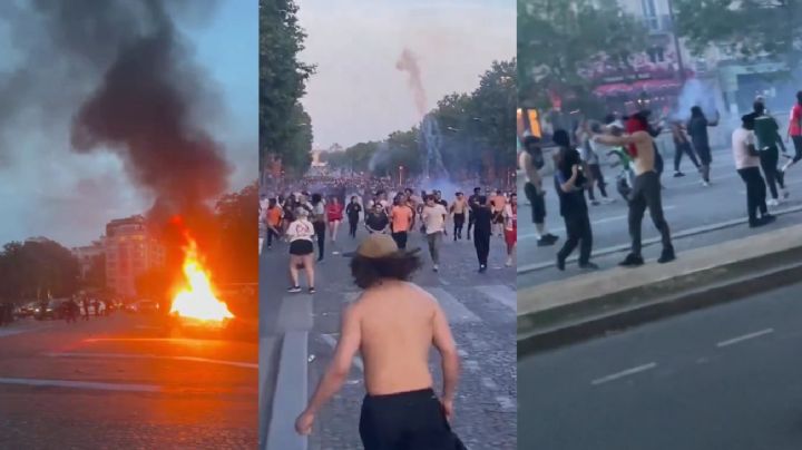 Disturbios en París tras la victoria del PSG en la Champions League; hay más de 300 detenidos