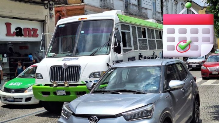 Reordenamiento de camiones y taxis en Veracruz; este día terminan descuentos