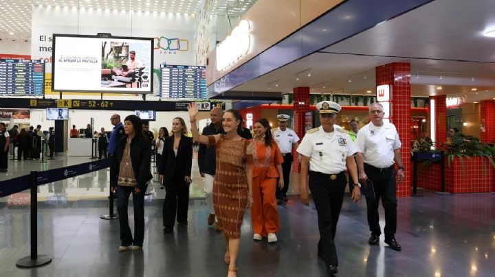 Sheinbaum entrega primera fase de remodelación del AICM; invierten 6,500 mdp