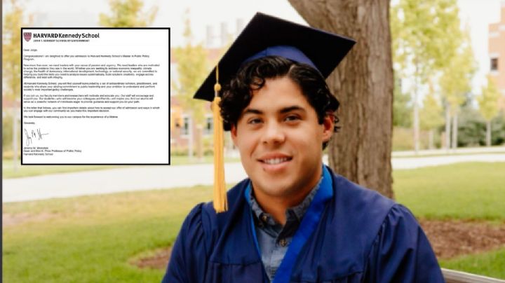 Jorge, de Córdoba, fue aceptado en Harvard para estudiar una maestría; pide apoyo para lograr ir