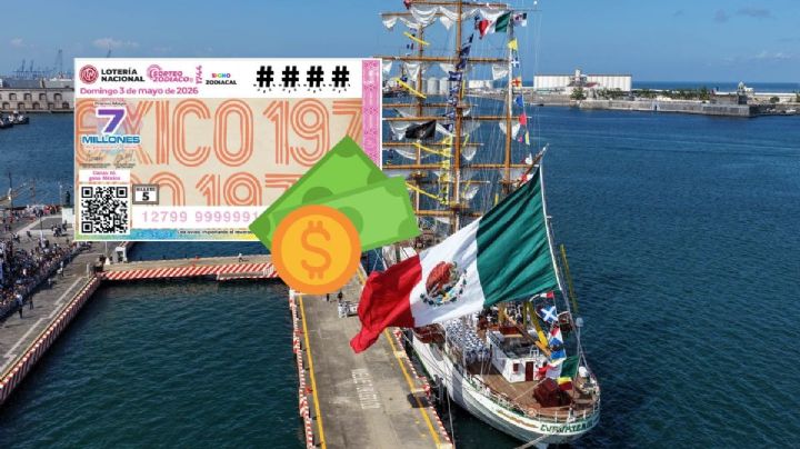 Cae premio de 176 mil pesos en el puerto de Veracruz de la Lotería Nacional